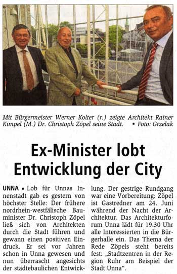 Ex-Minister Zoepel