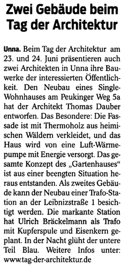 Tag der Architektur 2012