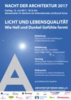 Plakat zur Nacht der Architektur 2017