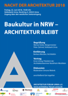 Plakat zur Nacht der Architektur 2018