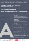 Plakat zur Nacht der Architektur 2023